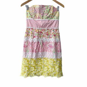Lilly Pulitzer Scalloped Strapless Mini Dress 4